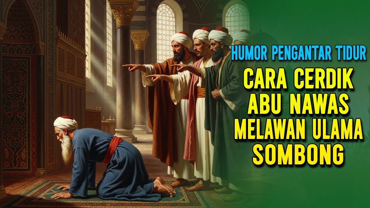 UJIAN ABU NAWAS  MENANTANG ULAMA-ULAMA SOMBONG || KISAH ABU NAWAS PENGATAR TIDUR