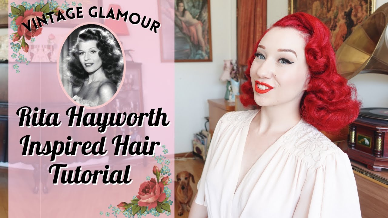Rita Hayworth Inspired Pinup Hair Tutorial!