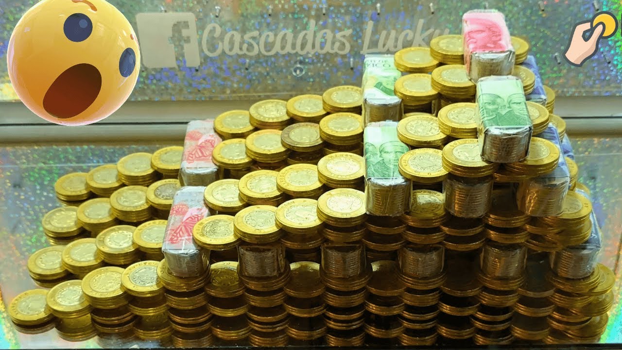 INCREIBLE MAQUINA  de escalera hecha de billetes y monedas 12-34