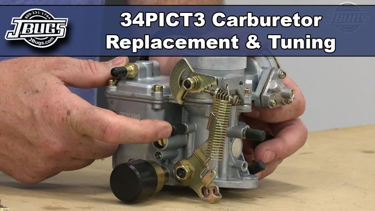 JBugs - 34PICT3 Carburetor Replacement & Tuning