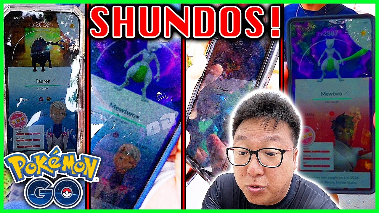 4 Shundo Pokemon Caught at Chicago Raid Train City Experience