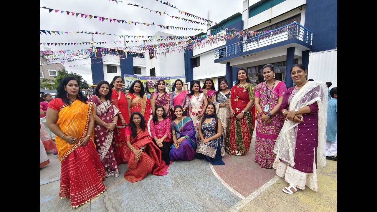 Garba Celebration in school- Podar International School Ahilyanagar