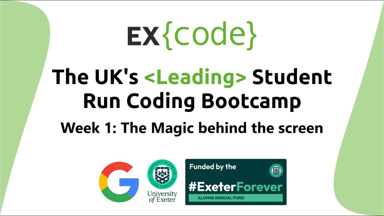 Getting Started with Coding in Python (Excode Week 1 Lecture)