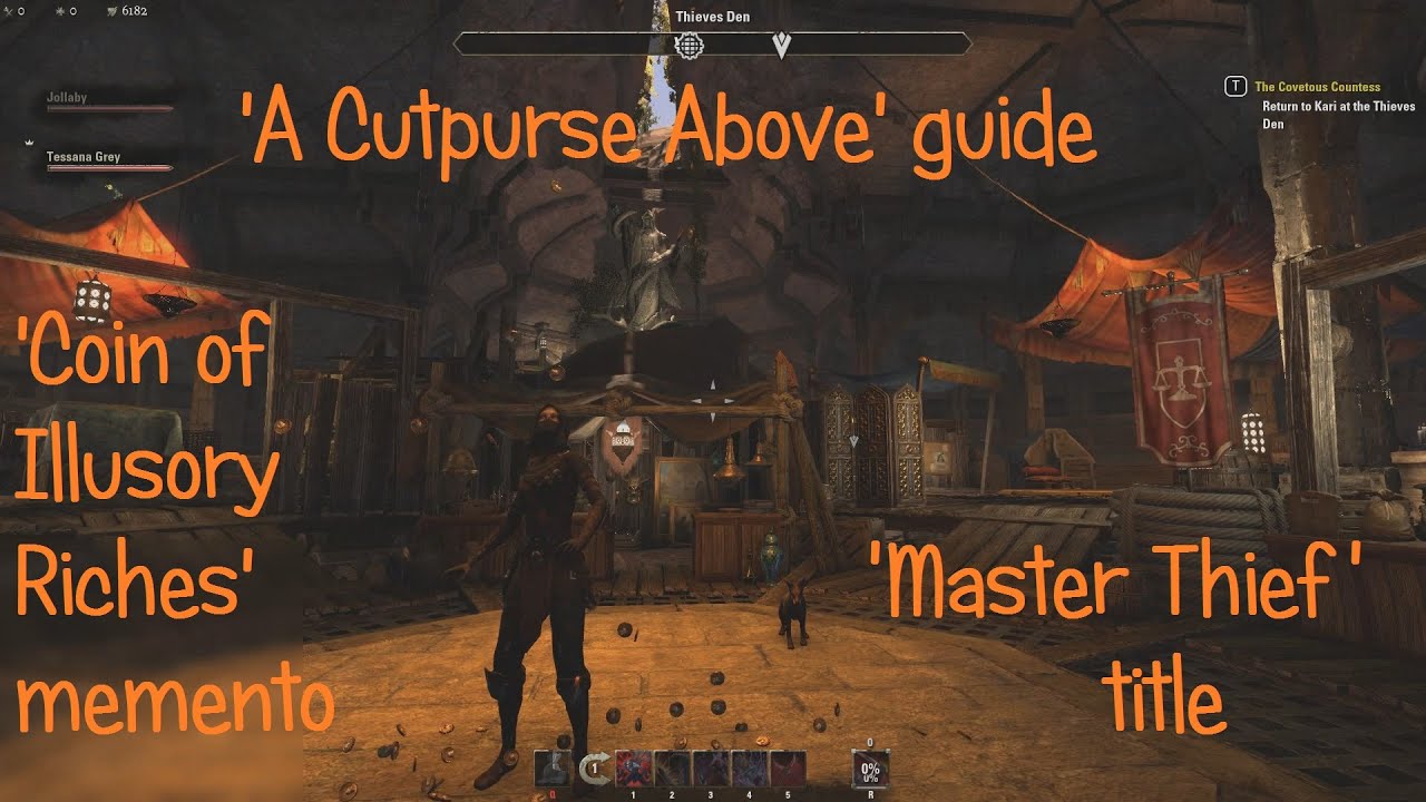 ESO - A Cutpurse Above guide (Master Thief title)