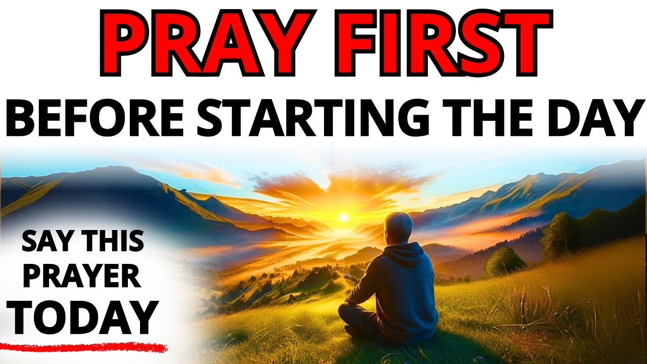 Powerful morning prayer to surrender your choices to God and walk with faith today