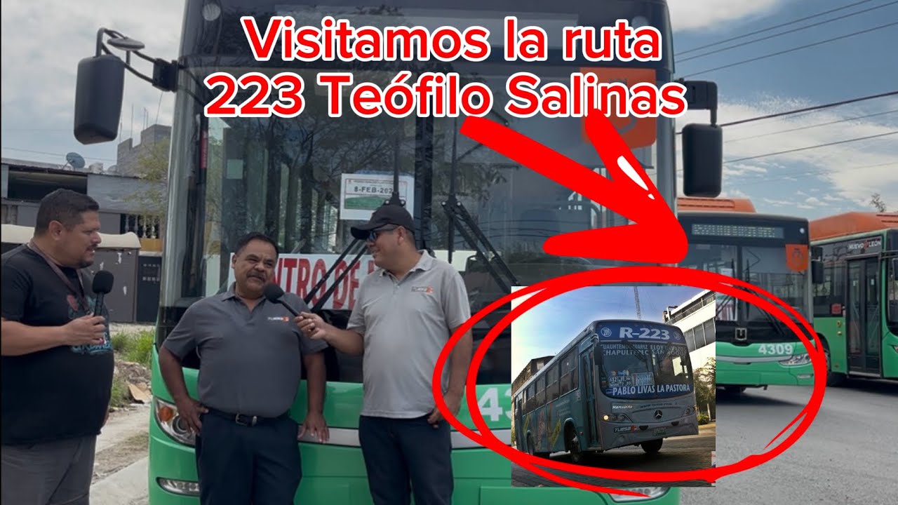 Ruta 223 Teófilo Salinas, su nueva flotilla de unidades 