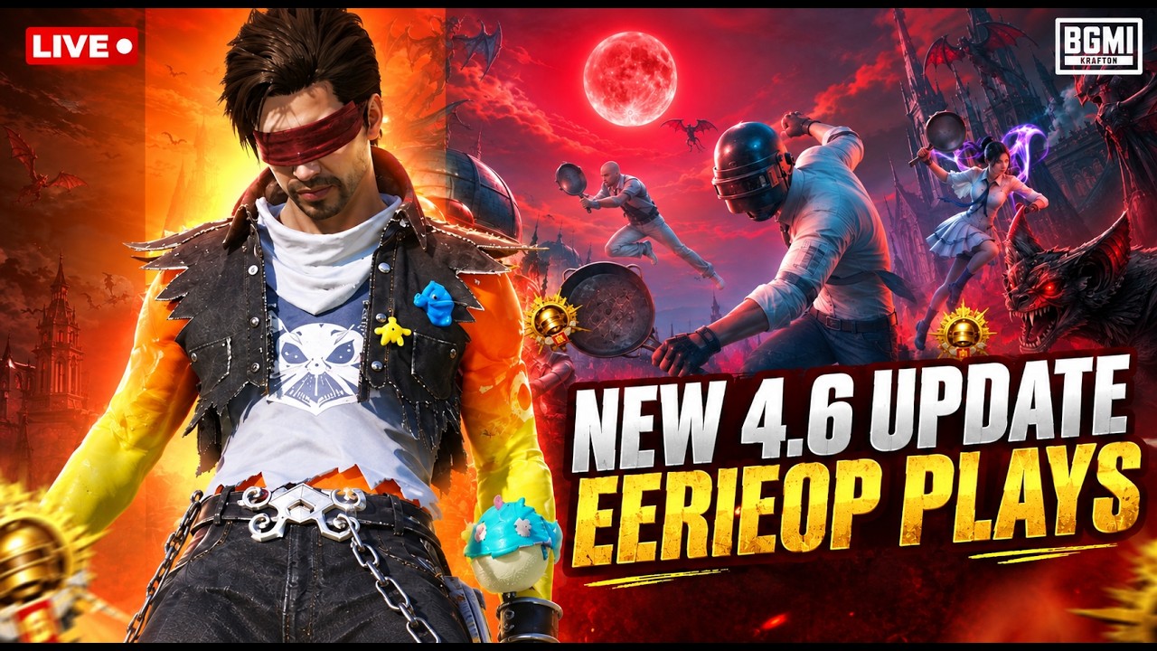 🔴 BGMI 4.6 MIDNIGHT HUNTERS! 🔥 Vampire Mode Live 🎮#bgmi  #shortsfeed#bgmilive #shortslive #newupdate