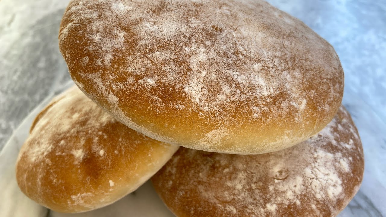 Balkan Čevapi bread - how to make simple, fluffy leb/kruh/hleb recipe #dietstartsmondayclub