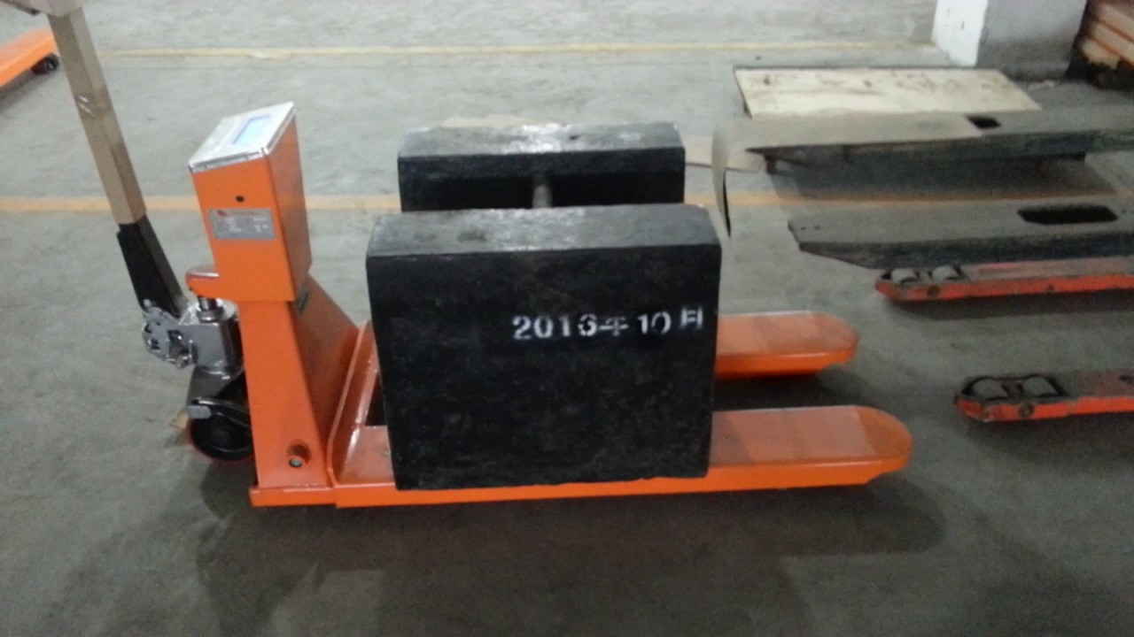 Niuli scale hand pallet truck calibration