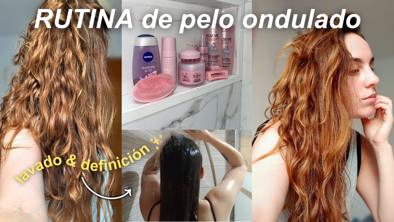 Rutina completa de PELO ONDULADO 2A: lavado, aceites & definición ✨
