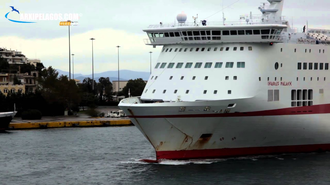 IKARUS PALACE  - Arrival at Piraeus Port ( MINOAN LINES )