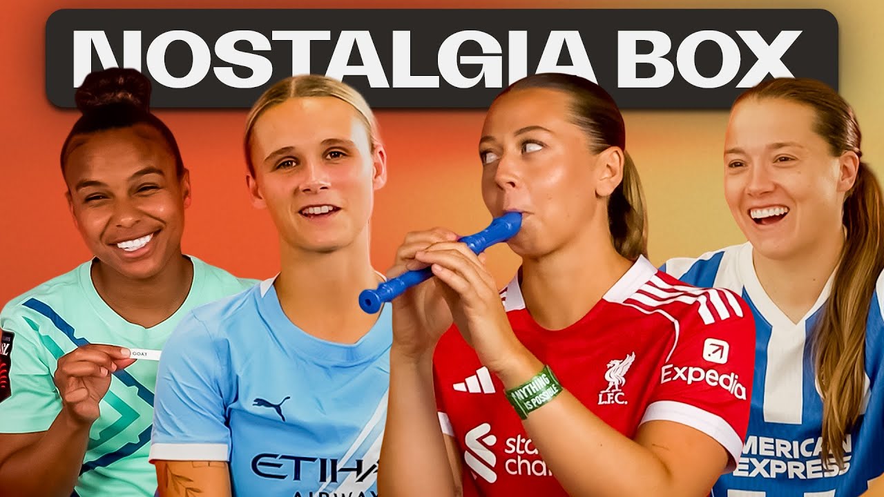 Barclays WSL Stars REACT to ICONIC Toys! | Nostalgia Unboxing Episode 2 | Barclays WSL