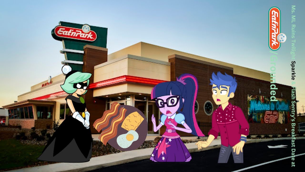 Ms. ML Ruins Twilight Sparkle & Flash Sentry's Breakfast Date at Eat'n Park/Grounded