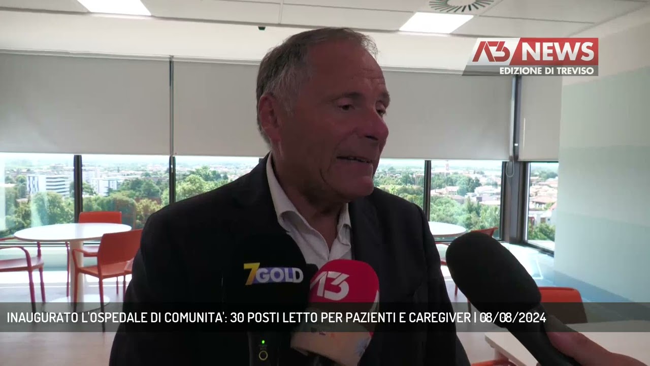 INAUGURATO L'OSPEDALE DI COMUNITA': 30 POSTI LETTO PER PAZIENTI E CAREGIVER | 08/08/2024
