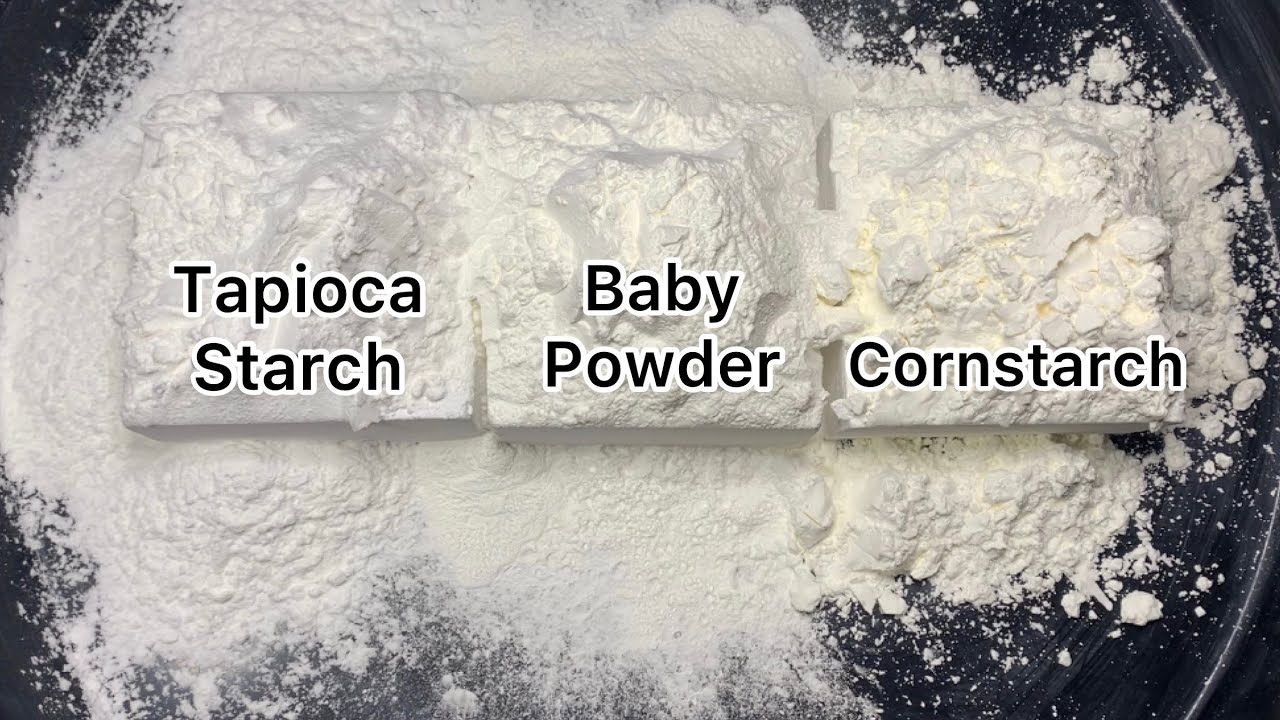 Gym Chalk with Tapioca Starch 🧋,Baby Powder 👶& Cornstarch 🌽| ASMR | Oddly Satisfying | Asmr Cloud