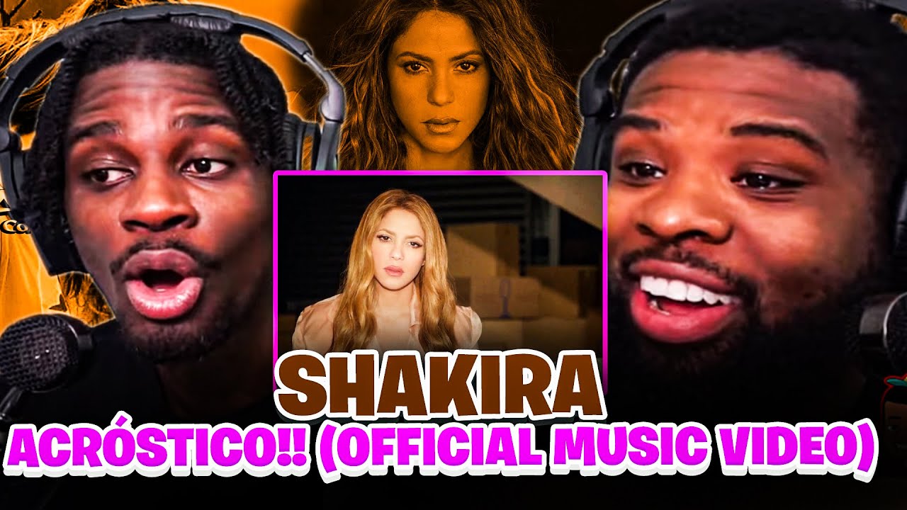 BabantheKidd FIRST TIME reacting to Shakira - Acróstico!! (Official Music Video)