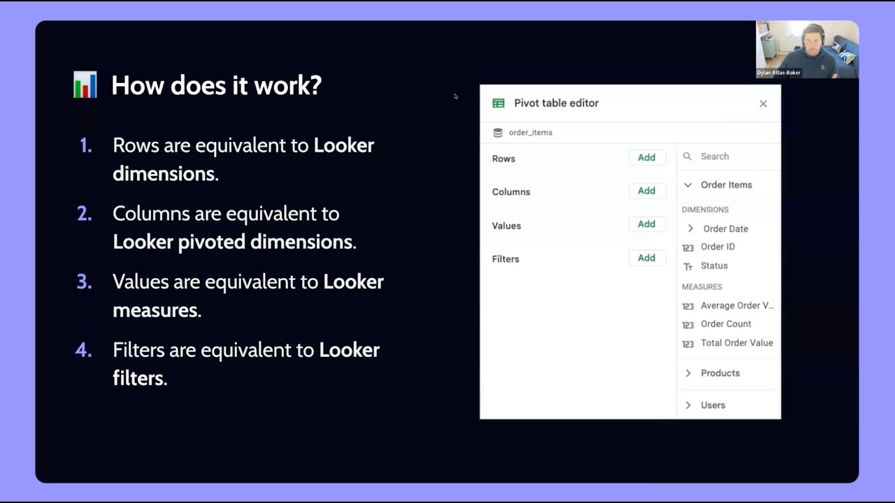 Exploring The New Google Sheets and Looker Integration - Looker Webinars - Spectacles