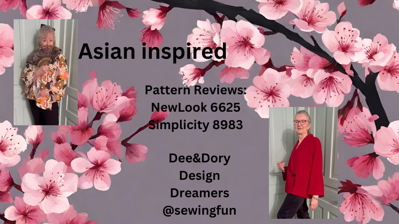 Asian inspired: Pattern review S8983 and NewLook6625 ep14-24
