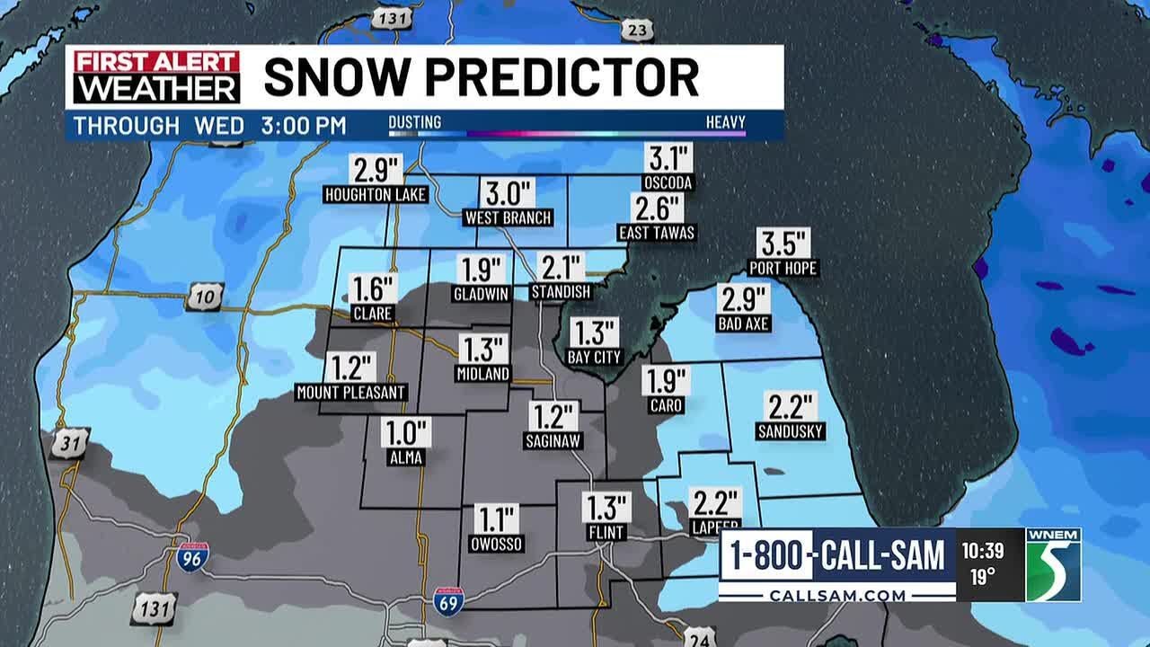 First Alert Weather Update: Slick Monday Morning, More Snow Ahead on Tuesday