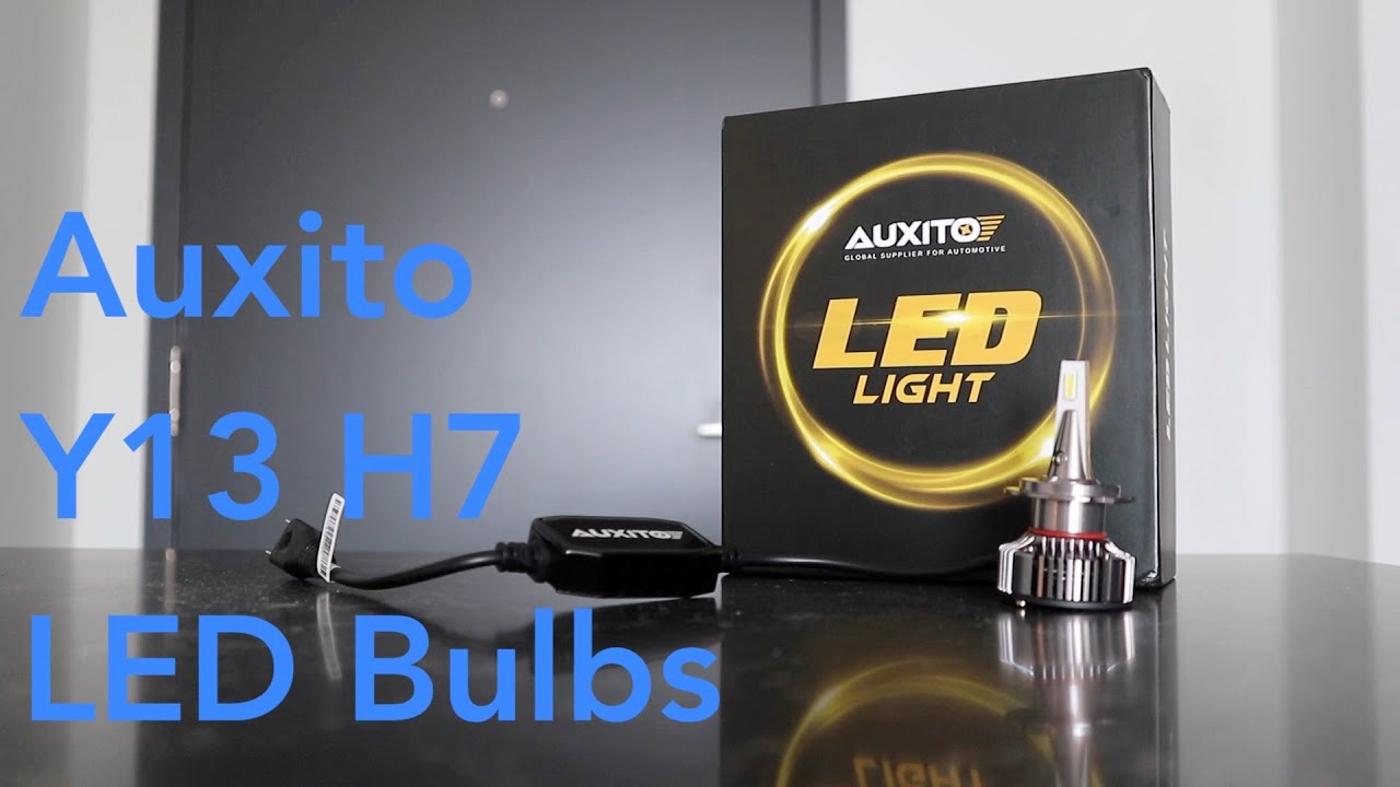 Auxito Y13 H7 LED Bulb Unbox Install and Test