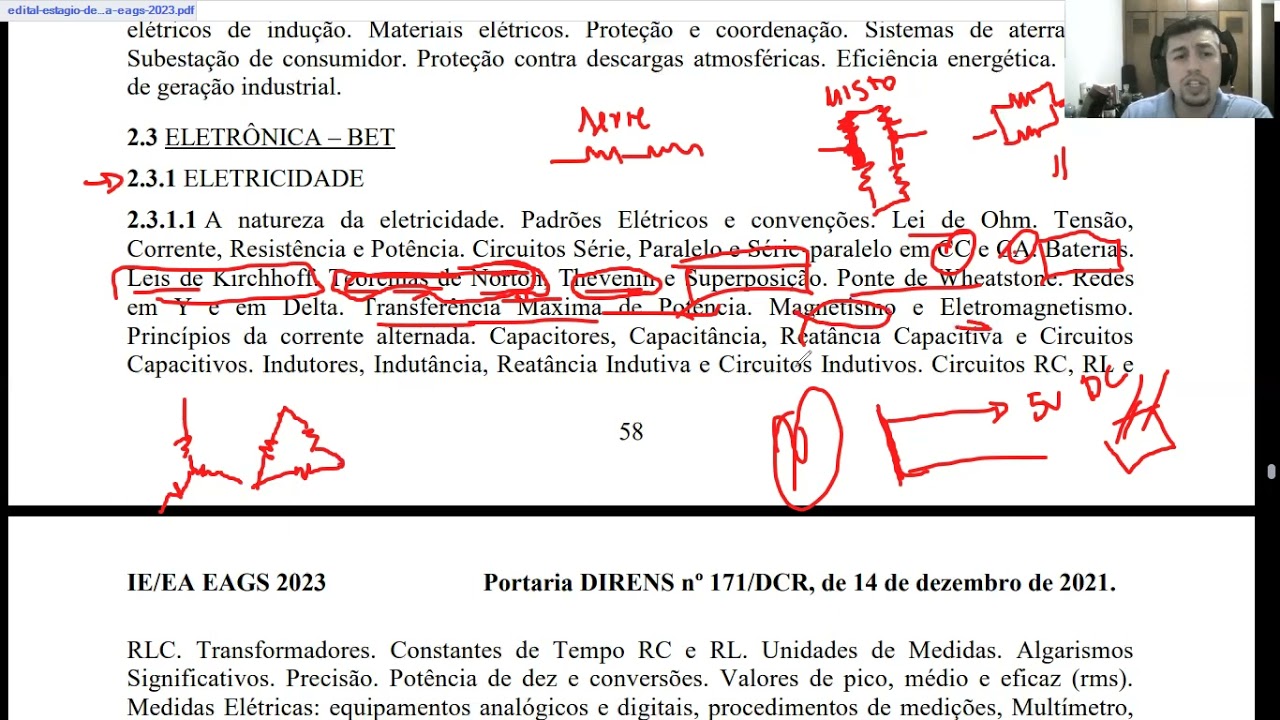 An&aacute;lise de Edital EAGS 2023 #02 #BET #Eletr&ocirc;nica