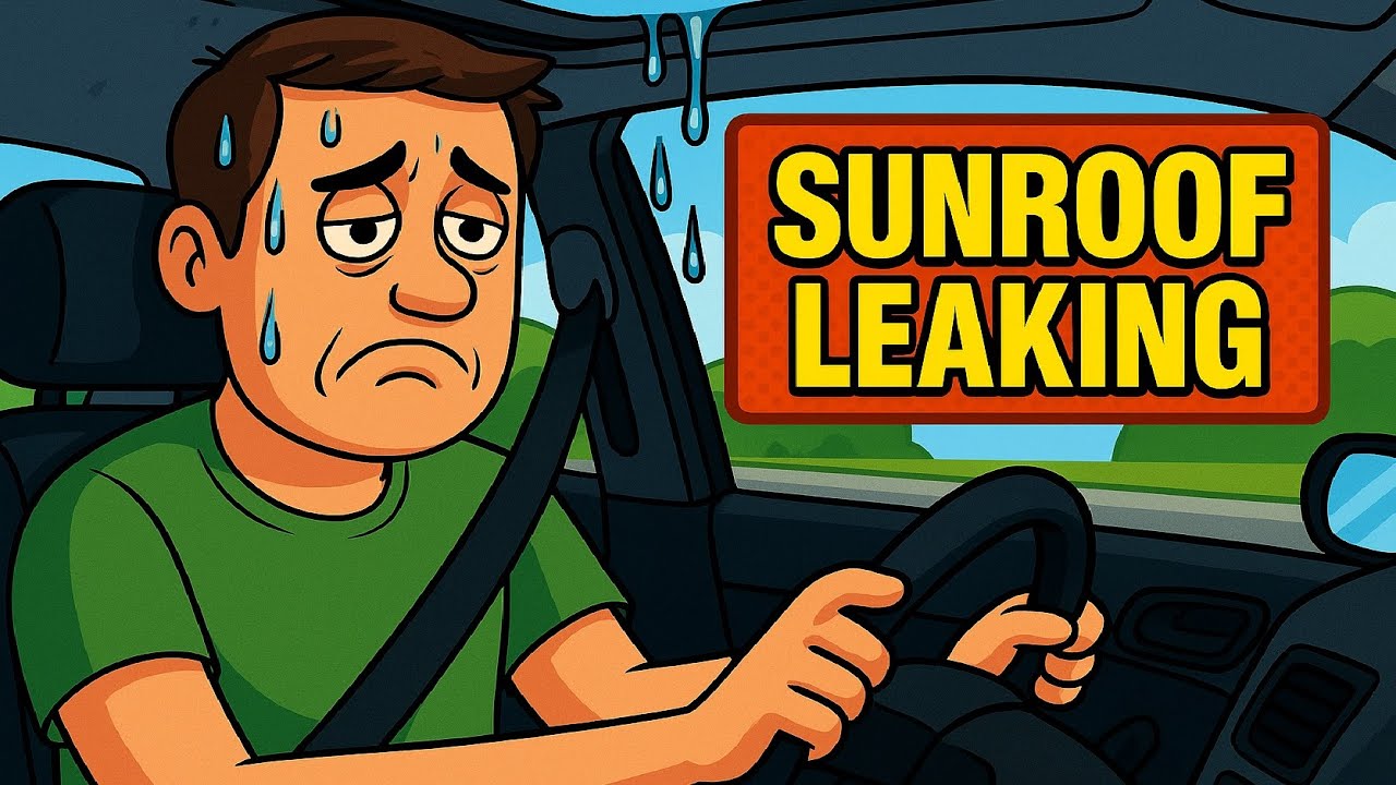 2017- 2022 Lexus RX350 RX450h repair water leaking from sunroof moon roof during car wash