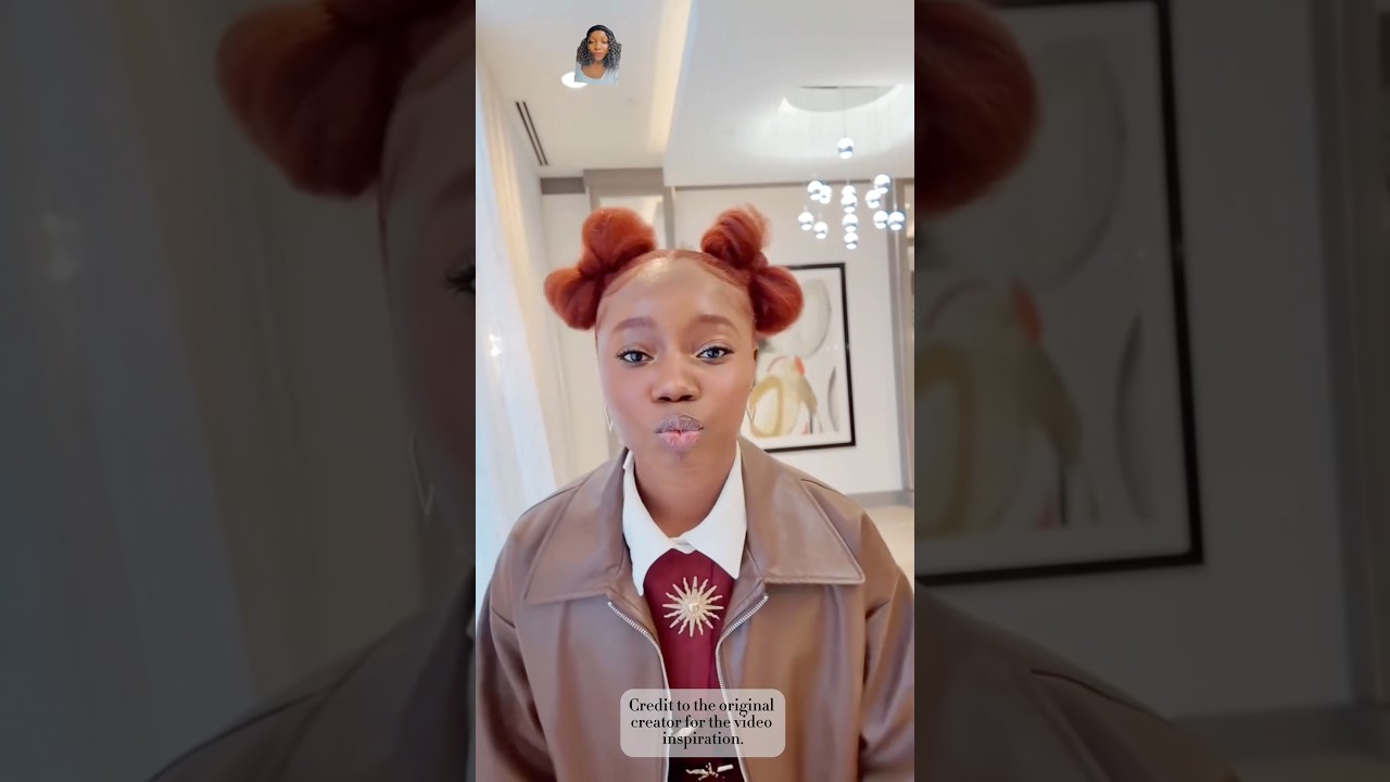 Bow bun space bun on natural hair 😍💖 #braids #hairstyle #naturalhair
