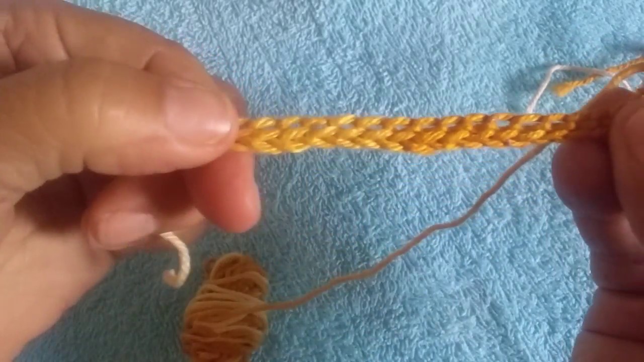 Como fazer Cordão de crochê - 3