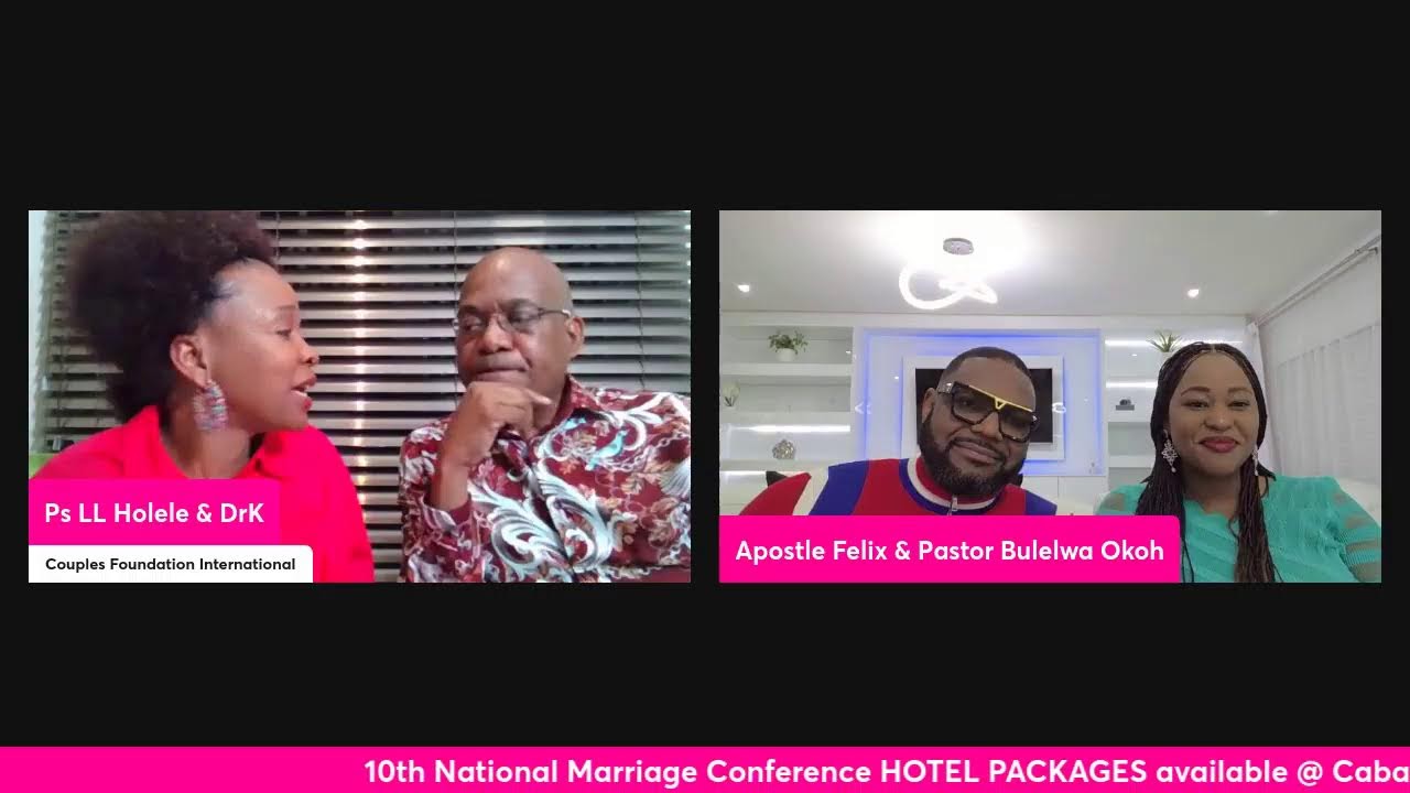 CFI Marriage Talks hosts Apostle Felix Okoh & Pastor Bulelwa Okoh