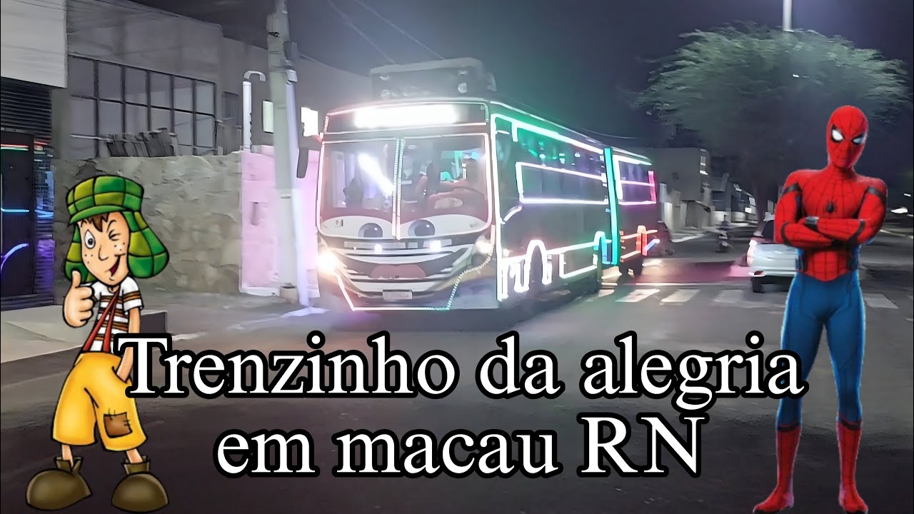 trenzinho da alegria em macau RN 