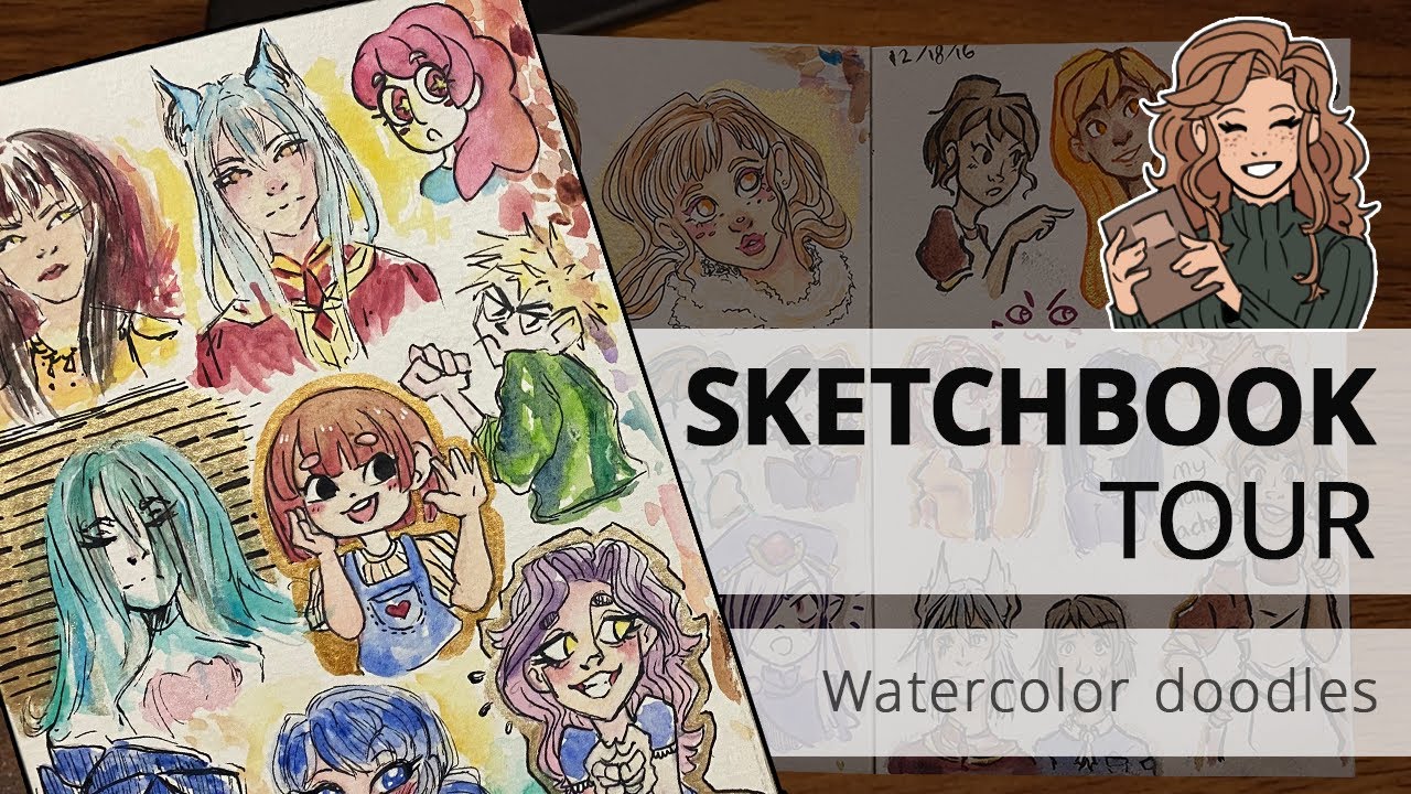 My first sketchbook tour! Let's look at old art