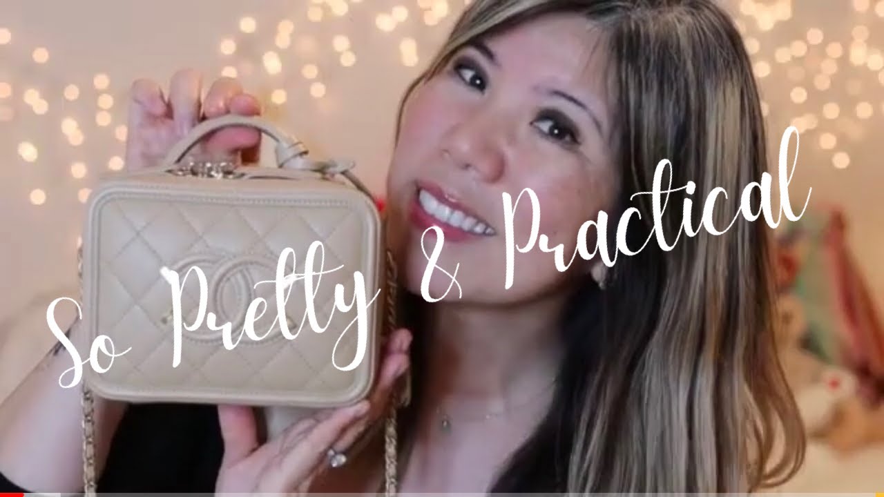 CHANEL SMALL VANITY CASE | REVIEW & WHAT'S IN MY BAG | SO PRETTY & PRACTICAL!