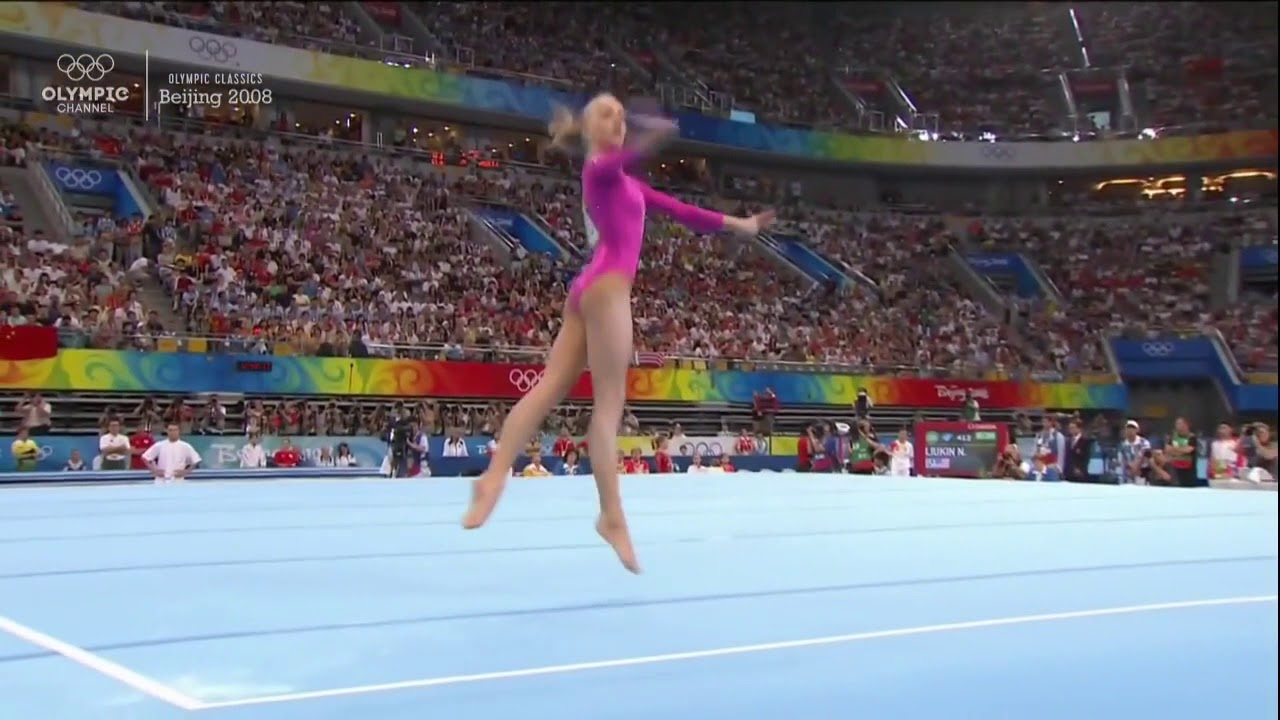 Nastia Liukin Floor AA HD 2008 Beijing Olympics