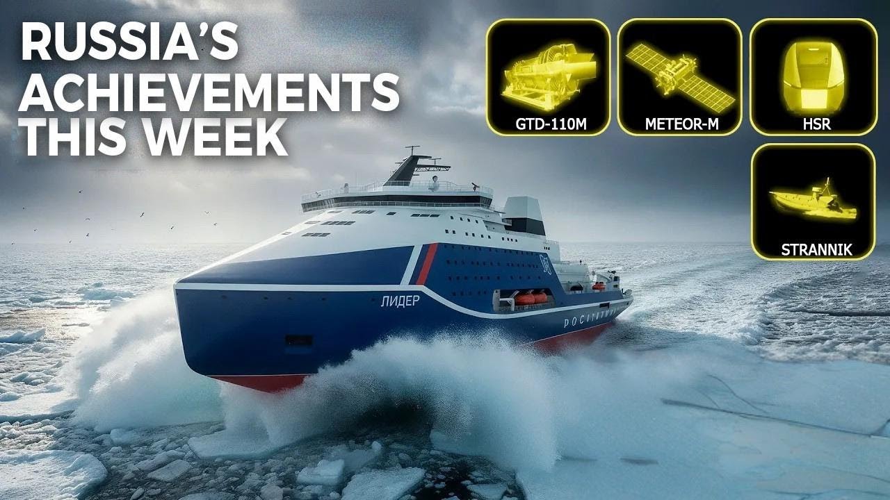 Russia's on the Fast Track! Mega Turbine, New Reactor, Satellites, Drones & More Tech Wonders
