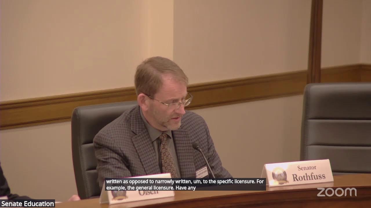 Senate Education Committee, February 18, 2026