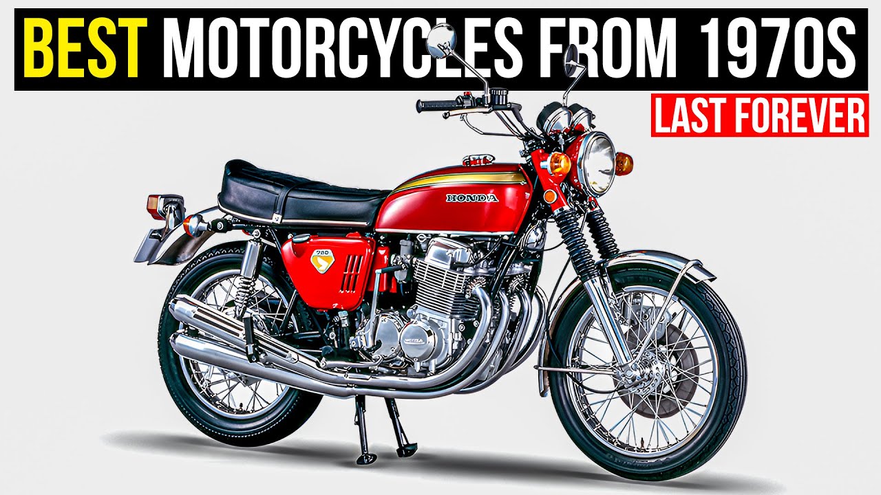 20 BEST Motorcycles from 1970's That last Forever