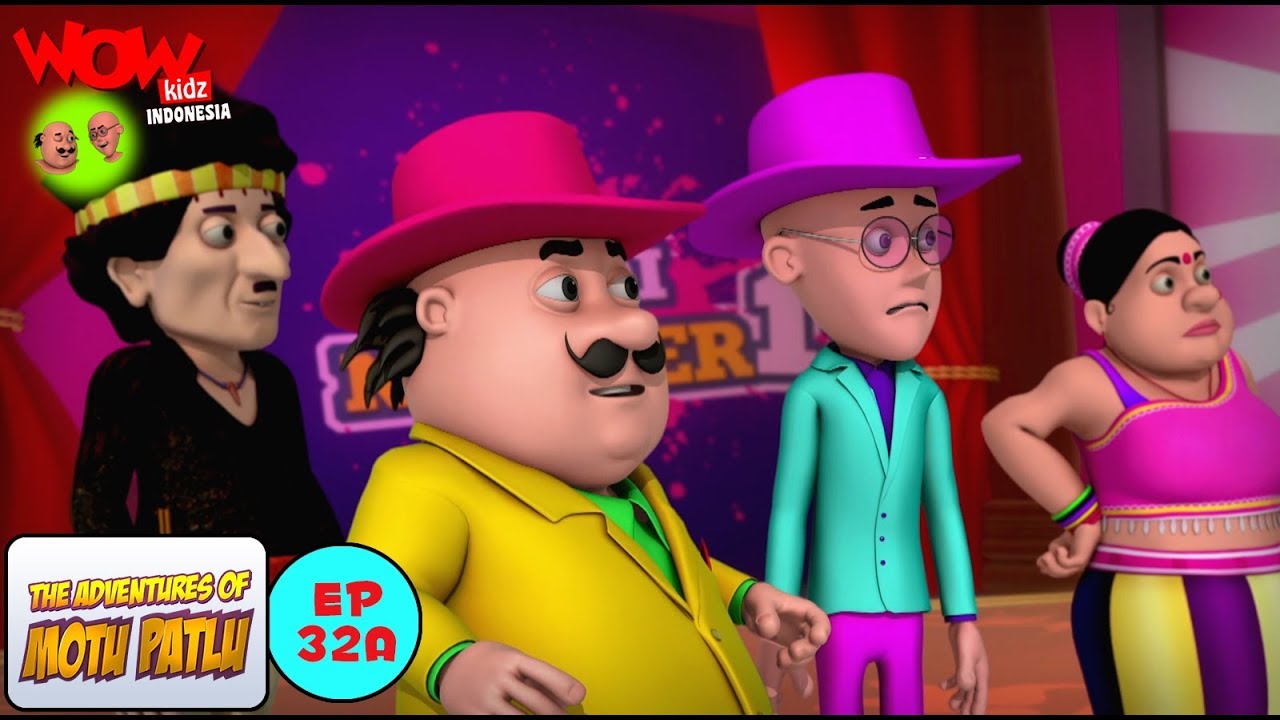Motu Patlu & Kompetisi Menari - Motu Patlu dalam Bahasa - Animasi 3D Kartun