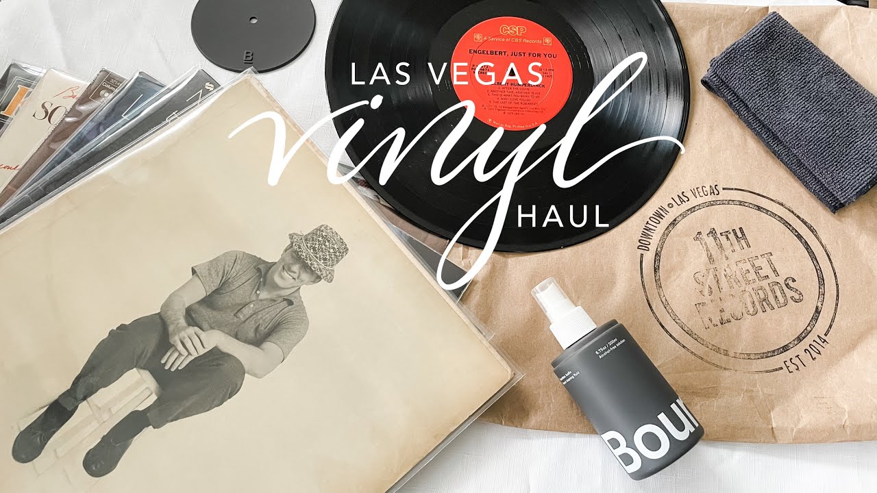 VINYL HAUL & HOW I CLEAN MY RECORDS | 11th Street Records Downtown Las Vegas feat Boundless Audio