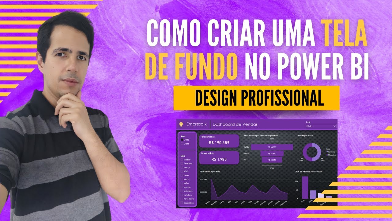 Como Criar Plano de Fundo Para Dashboard [Power BI]