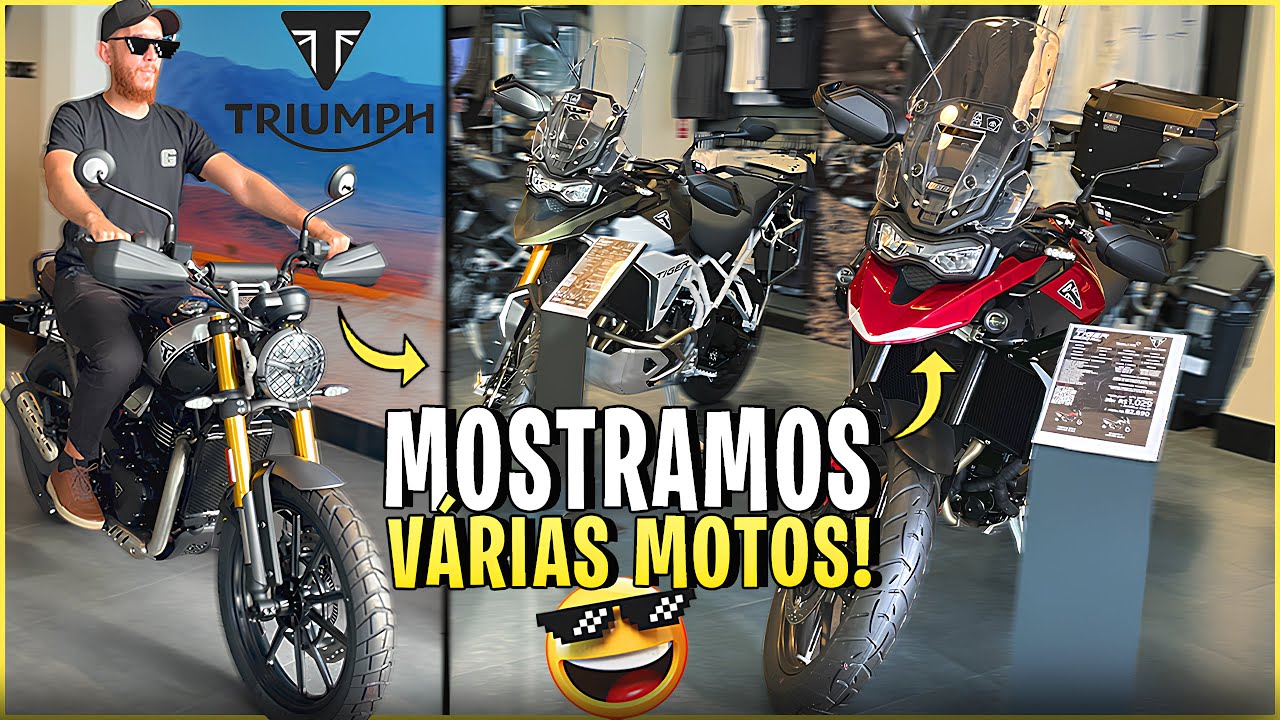 🔥MOTOS TRIUMPH COM PREÇOS ATUALIZADOS EM 2025! SERÁ QUE VALE A PENA?