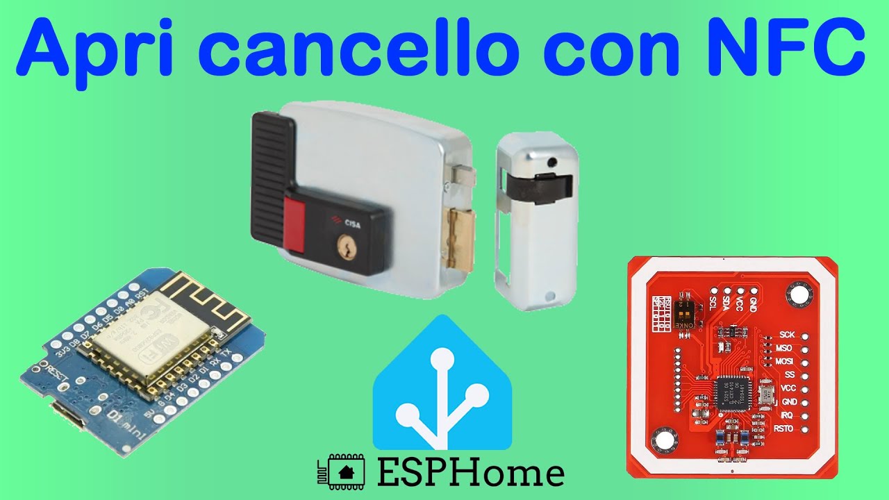 NFC Reader Home Assistant 🔑 apertura cancello