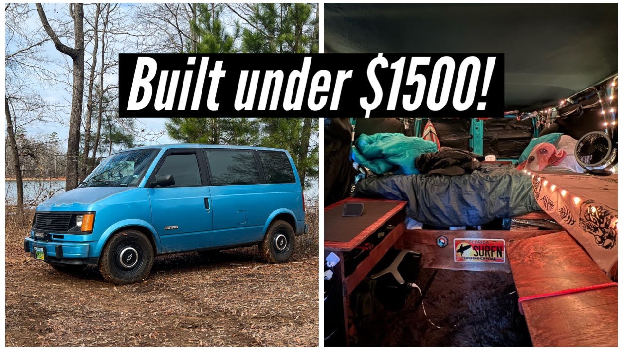 Unique Chevy Astro adventure van build!