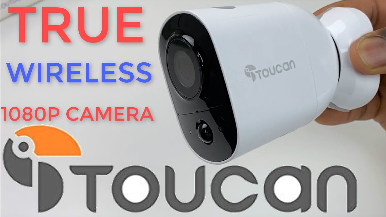 Toucan Rechargeable Battery-Powered Wireless 1080p Security Camera | TRUE WIRELESS - LAST 6 MONTHS!