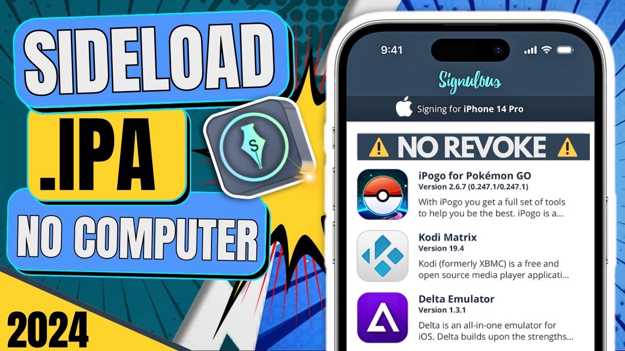 Неограниченная загрузка IPA без компьютера и отзыва: Signulous