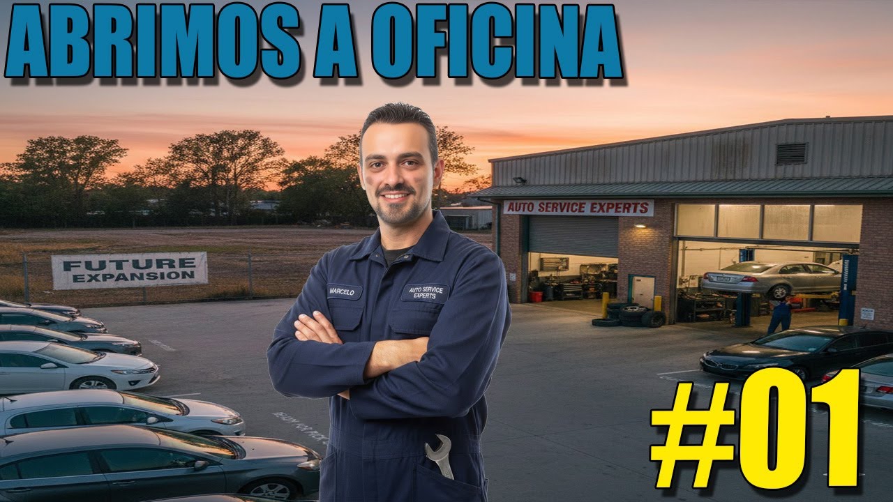 ABRIMOS A OFICINA E PEGAMOS O PRIMEIRO CONTRATO! | Car Service Together #01