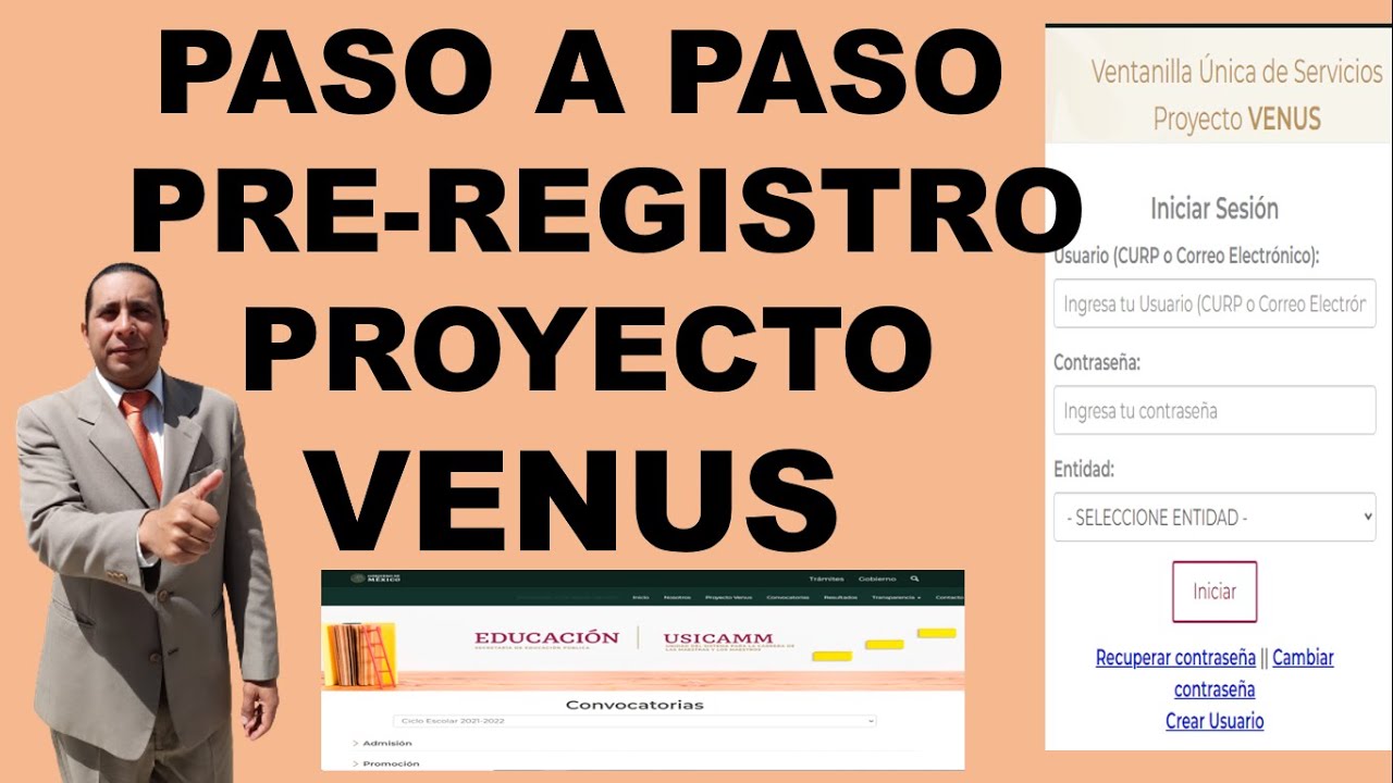 Balvas Academic: PASO A PASO PARA PRE-REGISTRO EN PROYECTO VENUS (admisi&oacute;n y horas adicionales ).