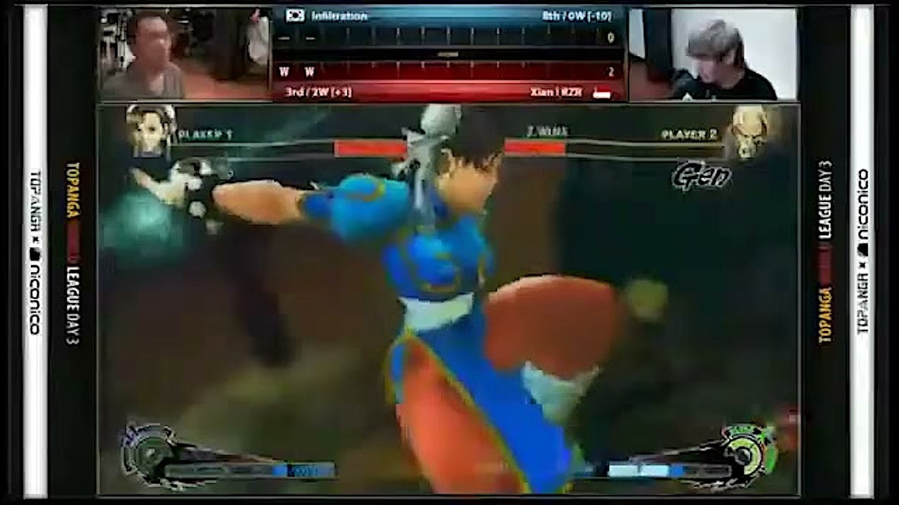 Infiltration (Gouki, Chun-Li) vs Xian (Gen) - SSF4 AE2012
