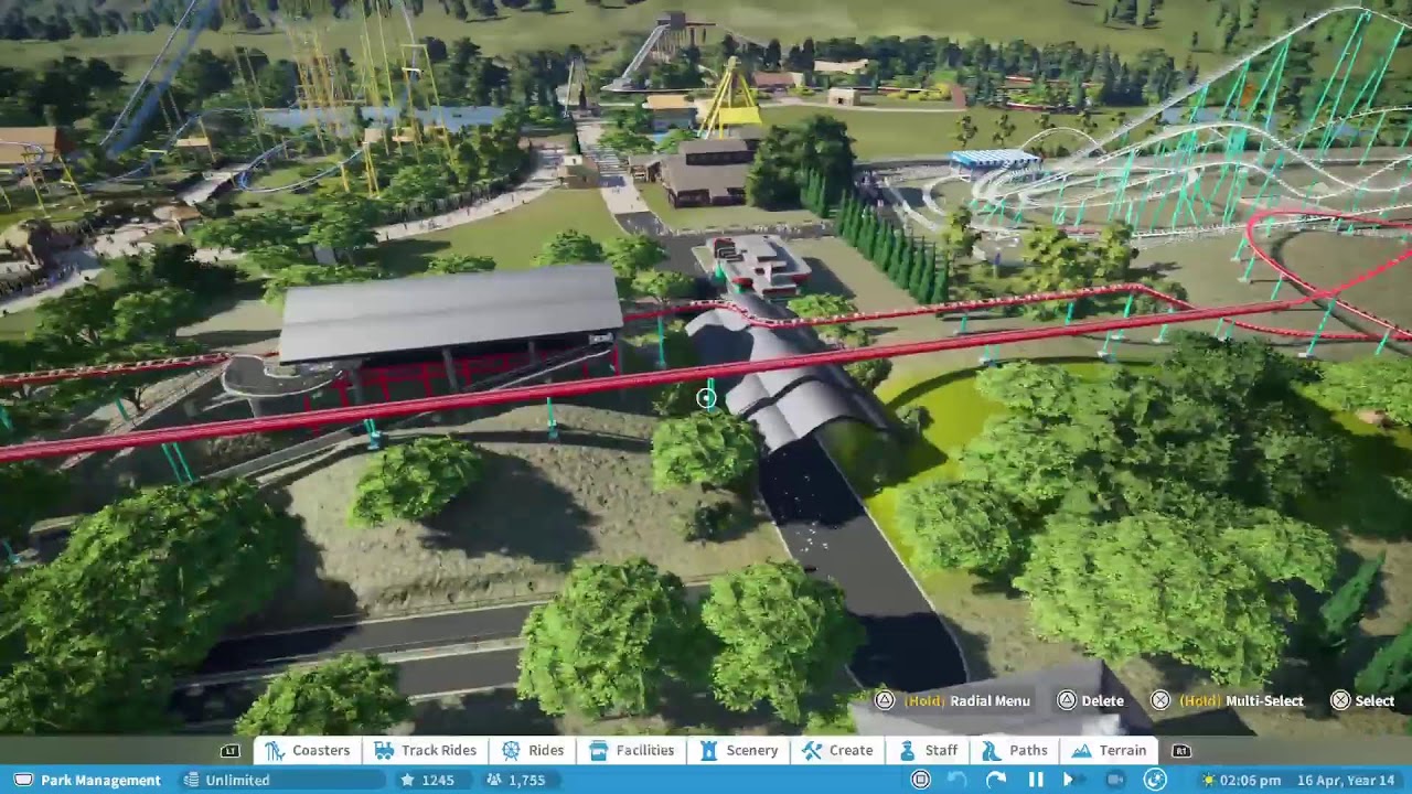 Building Flamingo Land In Planet Coaster