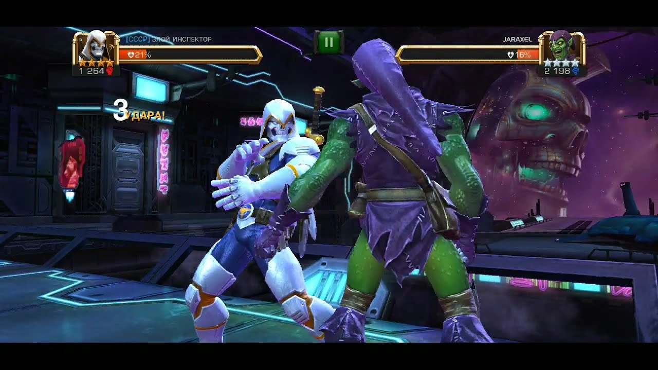Taskmaster vs Green Goblin, Таскмастер и Зелёный Гоблин, Марвел Битва Чемпионов