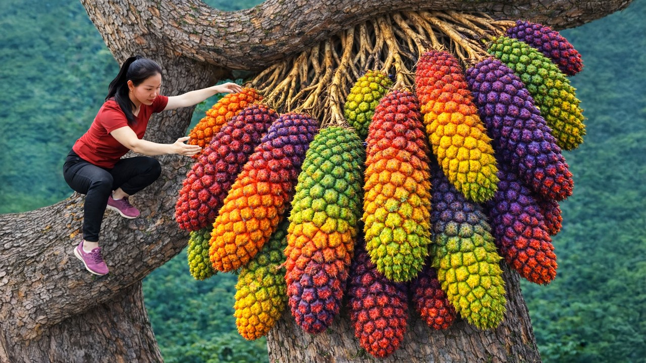 LIVE - Full Video: Harvesting Colorful Fruits & Selling at the Rural Market | Simple Rural Girl Life